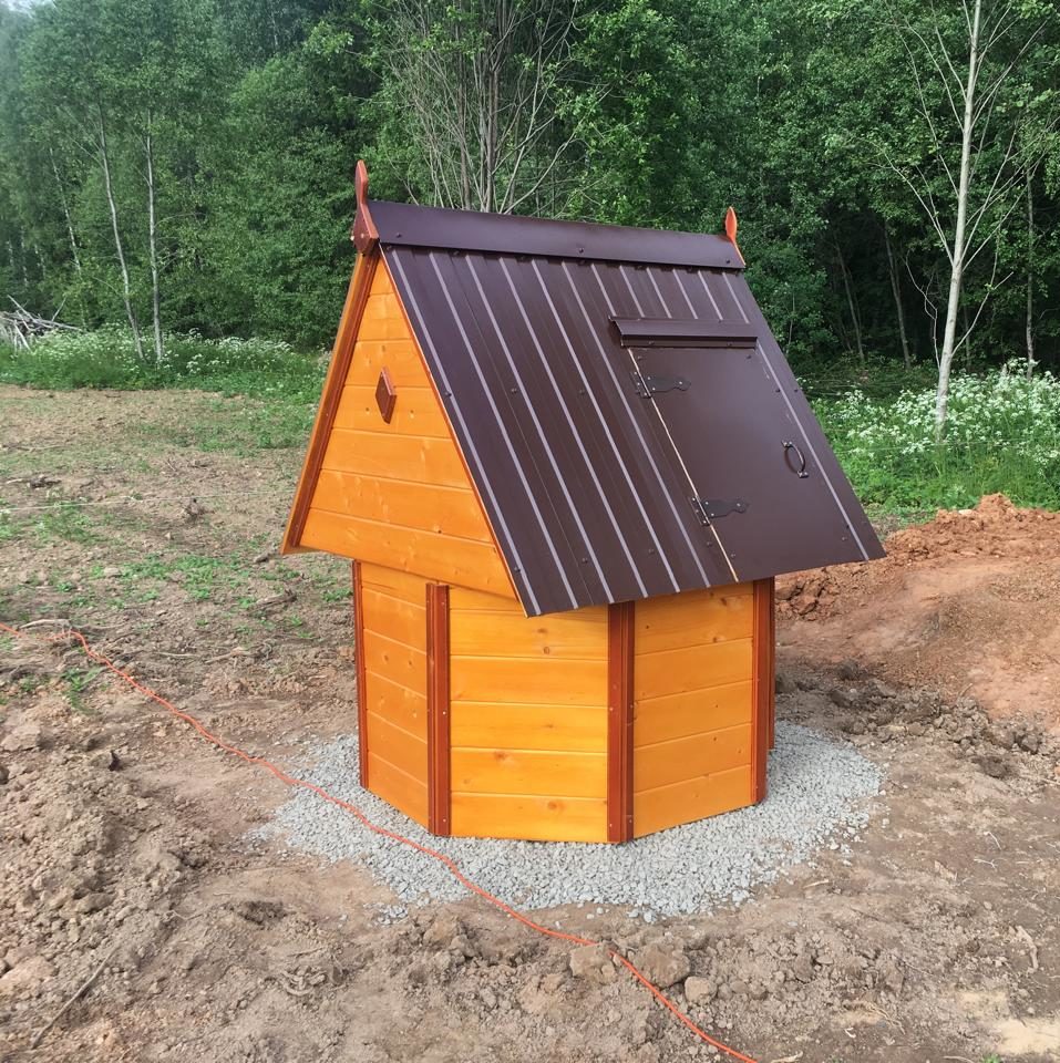 Домики для колодцев в Звенигороде